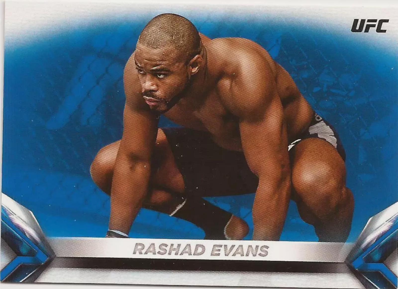 Rashad Evans 2018 Topps UFC Knockout Base #42 Blue