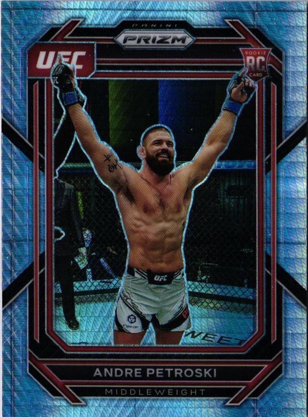 Andre Petroski 2023 Panini Prizm UFC Base #171 Hyper