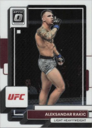 Aleksandar Rakic 2023 Panini Donruss Optic UFC Base #75 Holo
