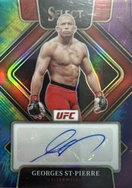 Georges St-Pierre 2022 Panini Select UFC Signatures #35 Black