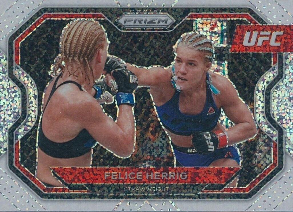 Felice Herrig 2021 Panini Prizm UFC Base #148 White Sparkle
