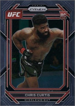 Chris Curtis 2023 Panini Prizm UFC Base #105 Black