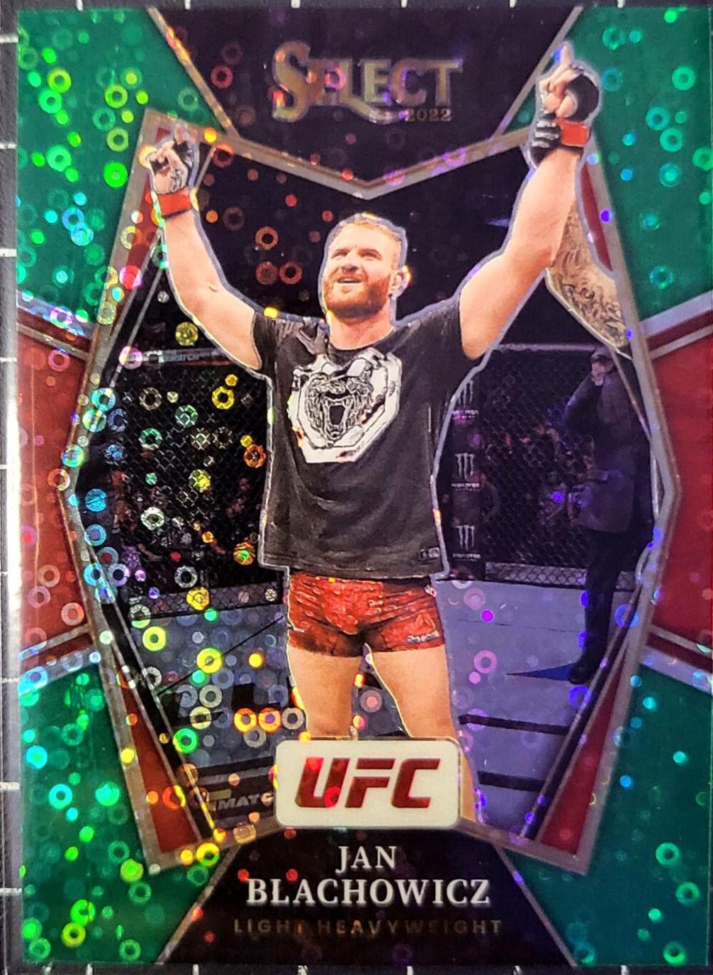 Jan Błachowicz 2022 Panini Select UFC Premier Level #133 Green Disco