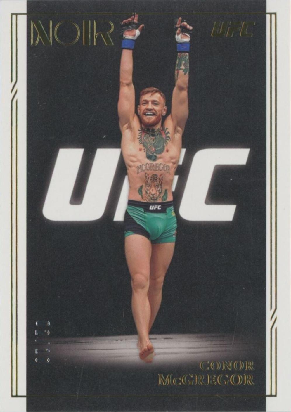 Conor McGregor 2021 Panini Chronicles UFC Base Noir #336 Gold