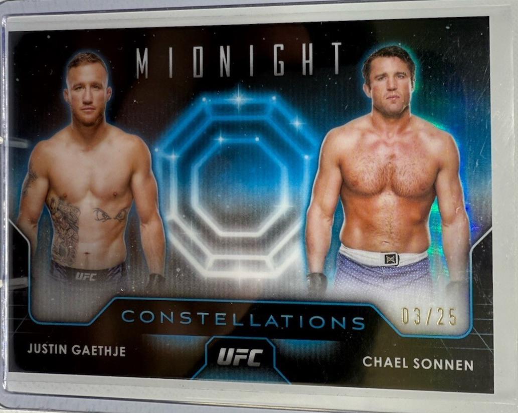 Chael Sonnen / Justin Gaethje 2024 Topps Midnight UFC Constellations #CO-11 Moonrise