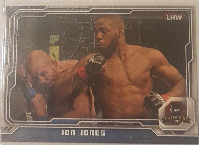 Jon Jones 2014 Topps UFC Champions Base #132 Blue