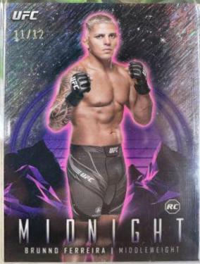Brunno Ferreira 2024 Topps Midnight UFC Base #95 Midnight