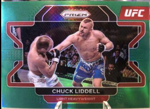 Chuck Liddell 2022 Panini Prizm UFC Base #9 Green