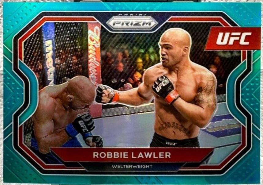 Robbie Lawler 2021 Panini Prizm UFC Base #195 Teal