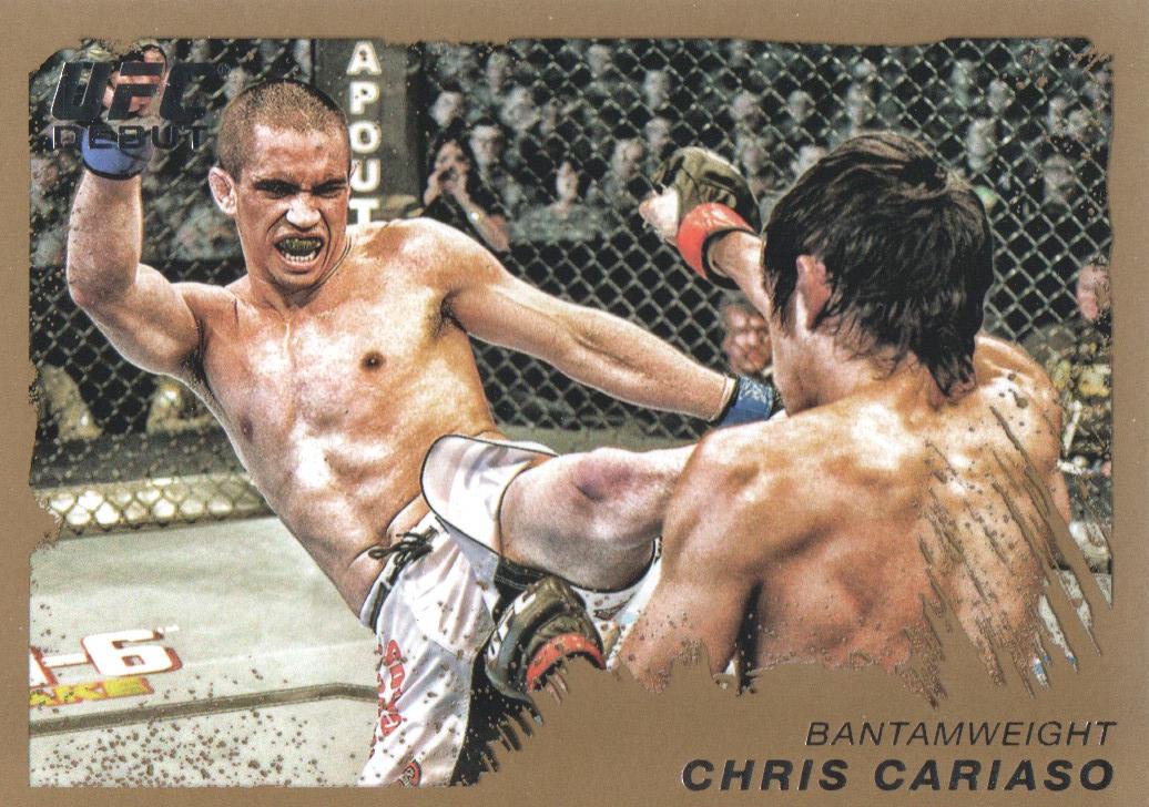 Chris Cariaso 2011 Topps UFC Moment of Truth Base #5 Gold