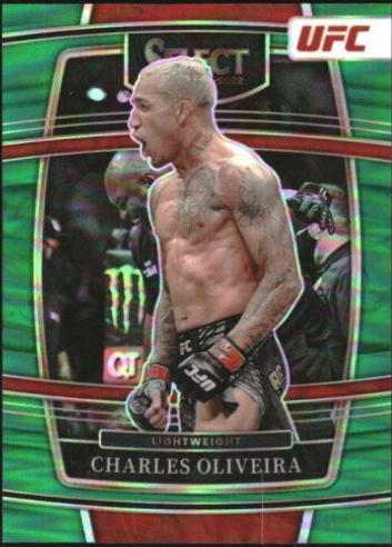 Charles Oliveira 2022 Panini Select UFC Concourse #45 Green