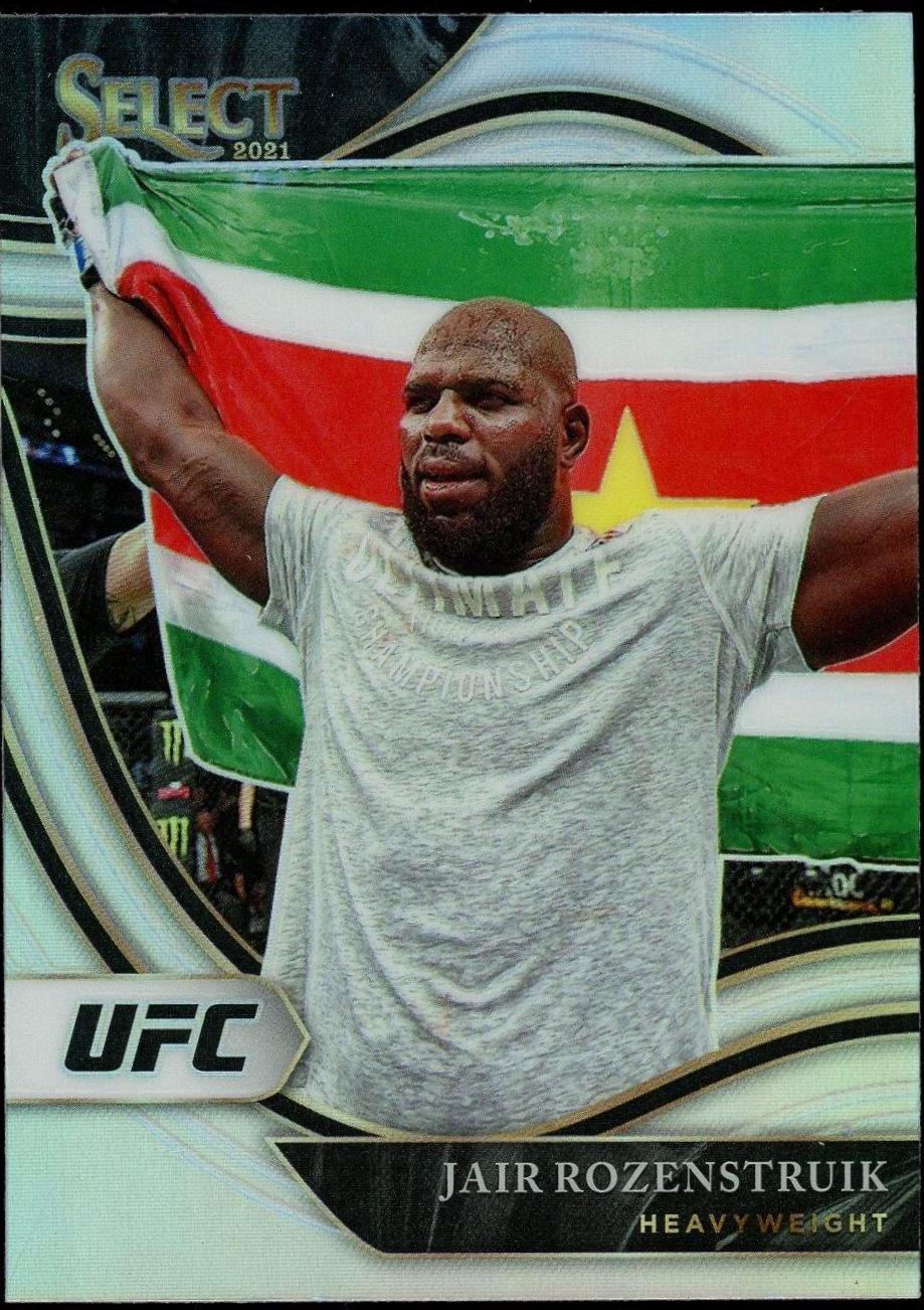 Jairzinho Rozenstruik 2021 Panini Select UFC Octagonside #293 Silver