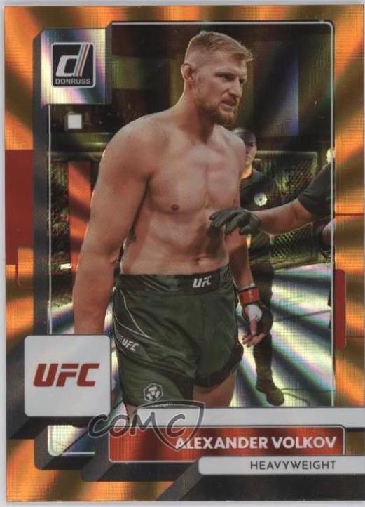 Alexander Volkov 2023 Panini Donruss UFC Base #96 Orange Laser