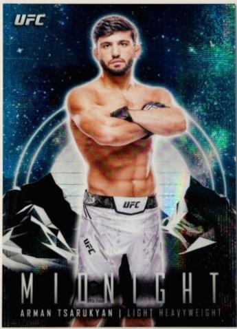 Arman Tsarukyan 2024 Topps Midnight UFC Base #98 Moon Beam