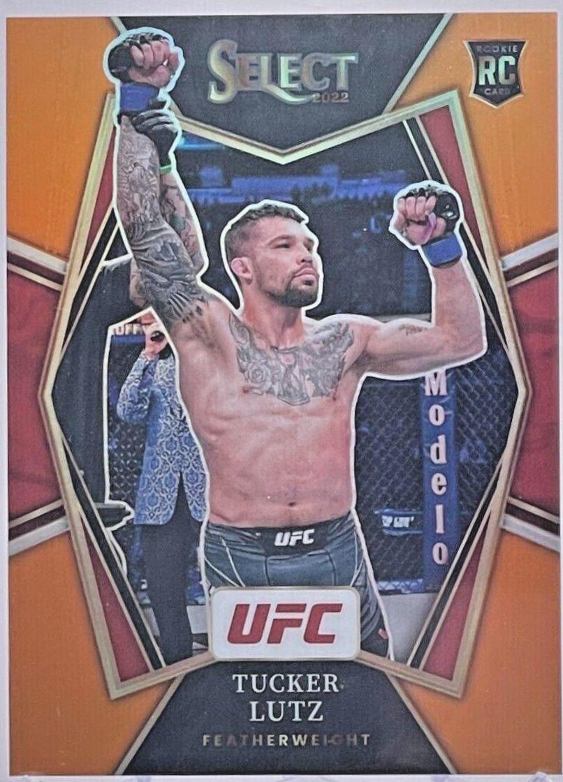 Tucker Lutz 2022 Panini Select UFC Premier Level #129 Orange
