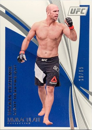 Volkan Oezdemir 2021 Panini Immaculate UFC Base #88 Platinum