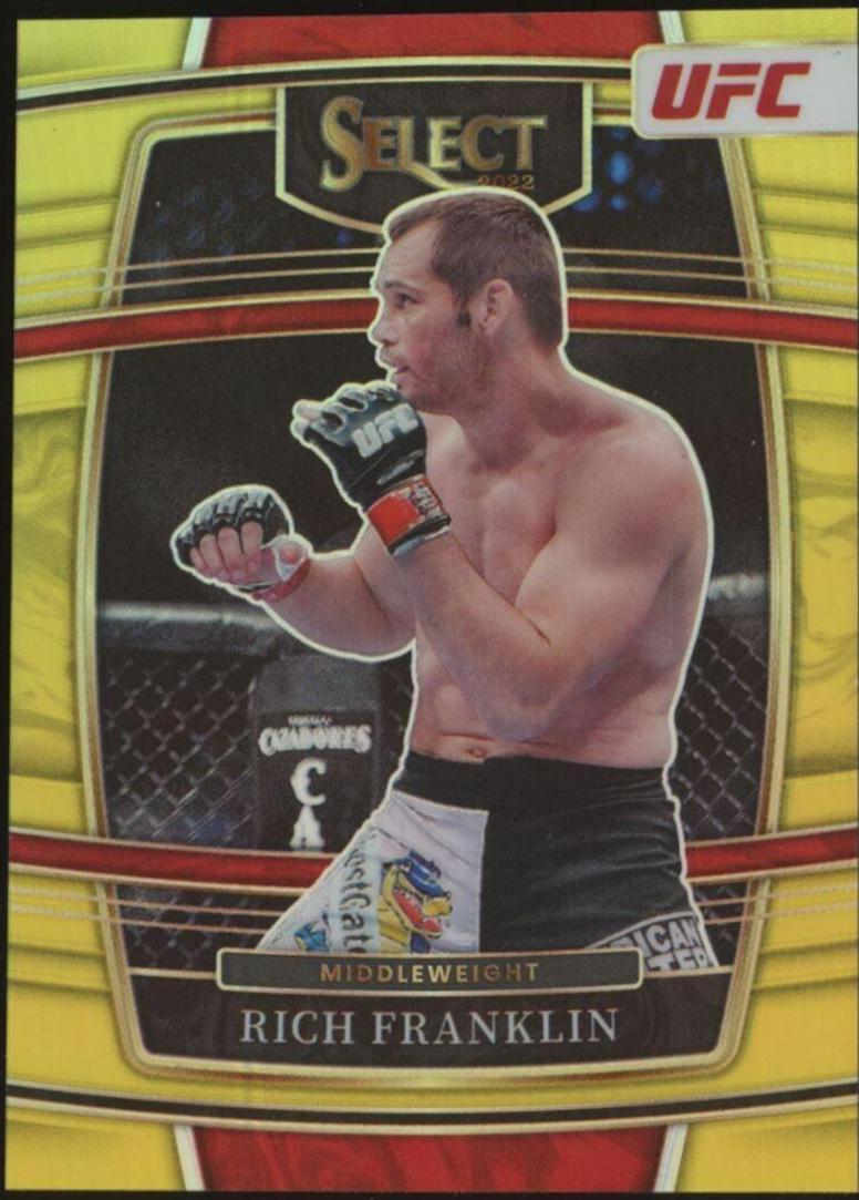 Rich Franklin 2022 Panini Select UFC Concourse #72 Gold