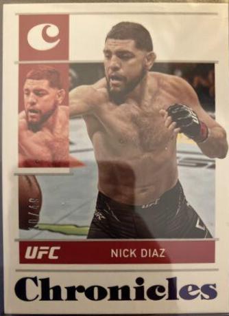 Nick Diaz 2022 Panini Chronicles UFC Base Chronicles #5 Purple