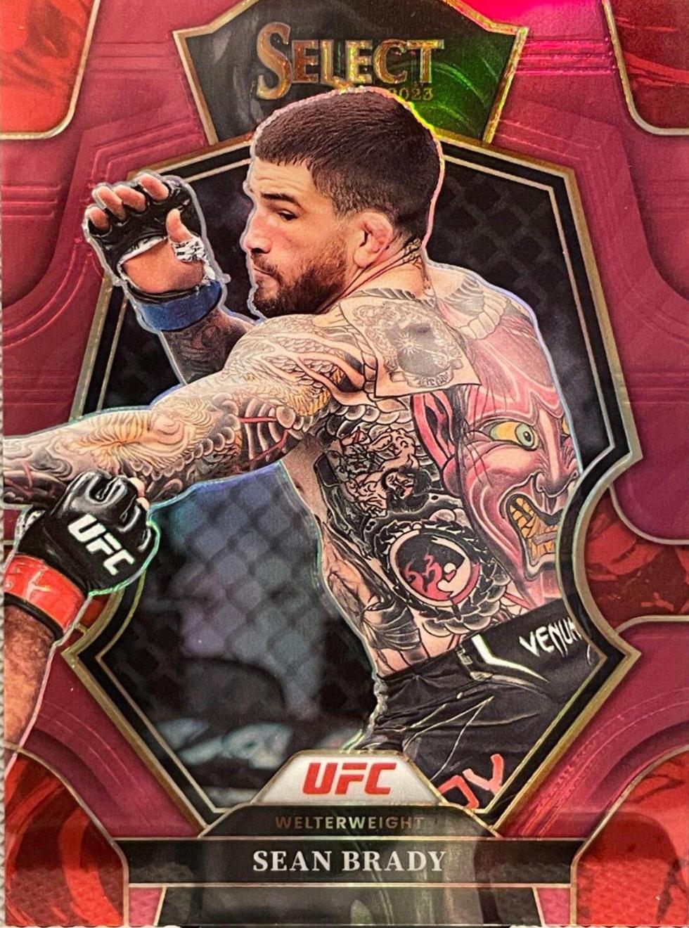 Sean Brady 2023 Panini Select UFC Premier Level #125 Maroon