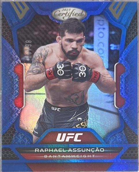 Raphael Assuncao 2023 Panini Chronicles UFC Base Certified #225 Green