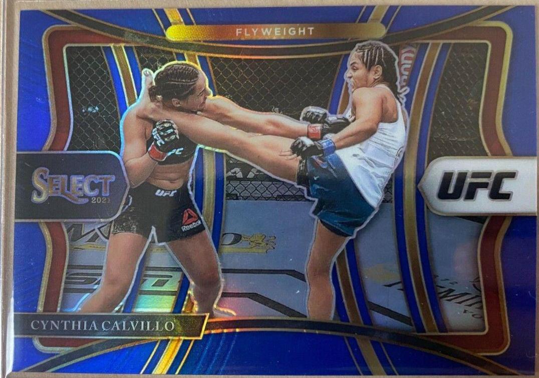Cynthia Calvillo 2021 Panini Select UFC Premier Level #194 Blue