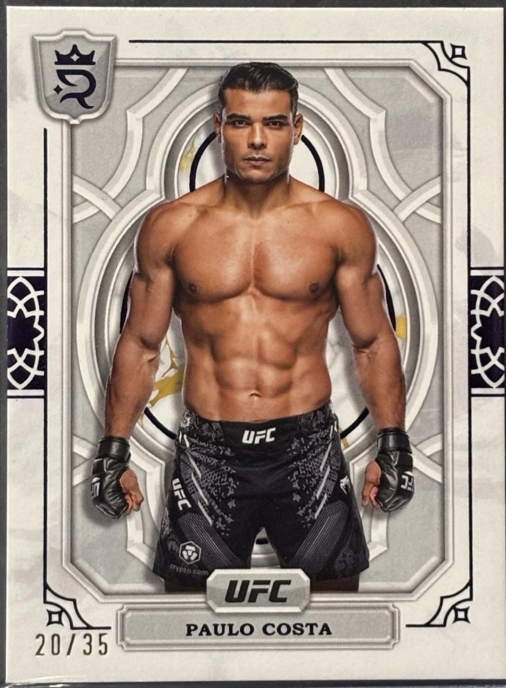 Paulo Costa 2024 Topps Royalty UFC Base #32 Purple