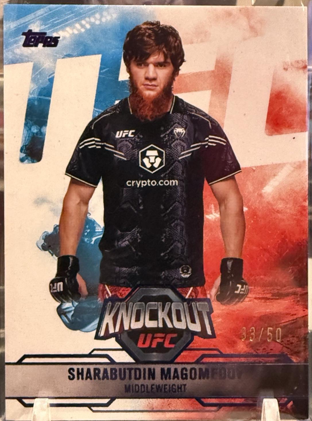Shara Magomedov 2025 Topps Knockout UFC Base #96 Blue