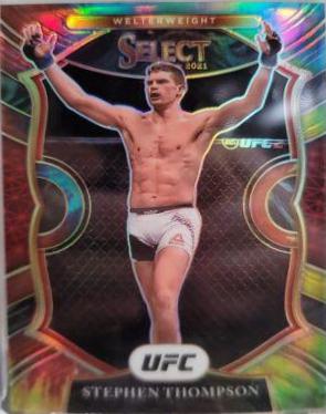 Stephen Thompson 2021 Panini Select UFC Concourse #51 Tie Dye