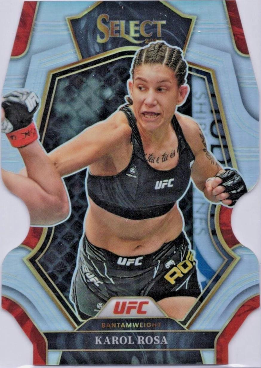 Karol Rosa 2023 Panini Select UFC Premier Level #194 Silver Die Cut