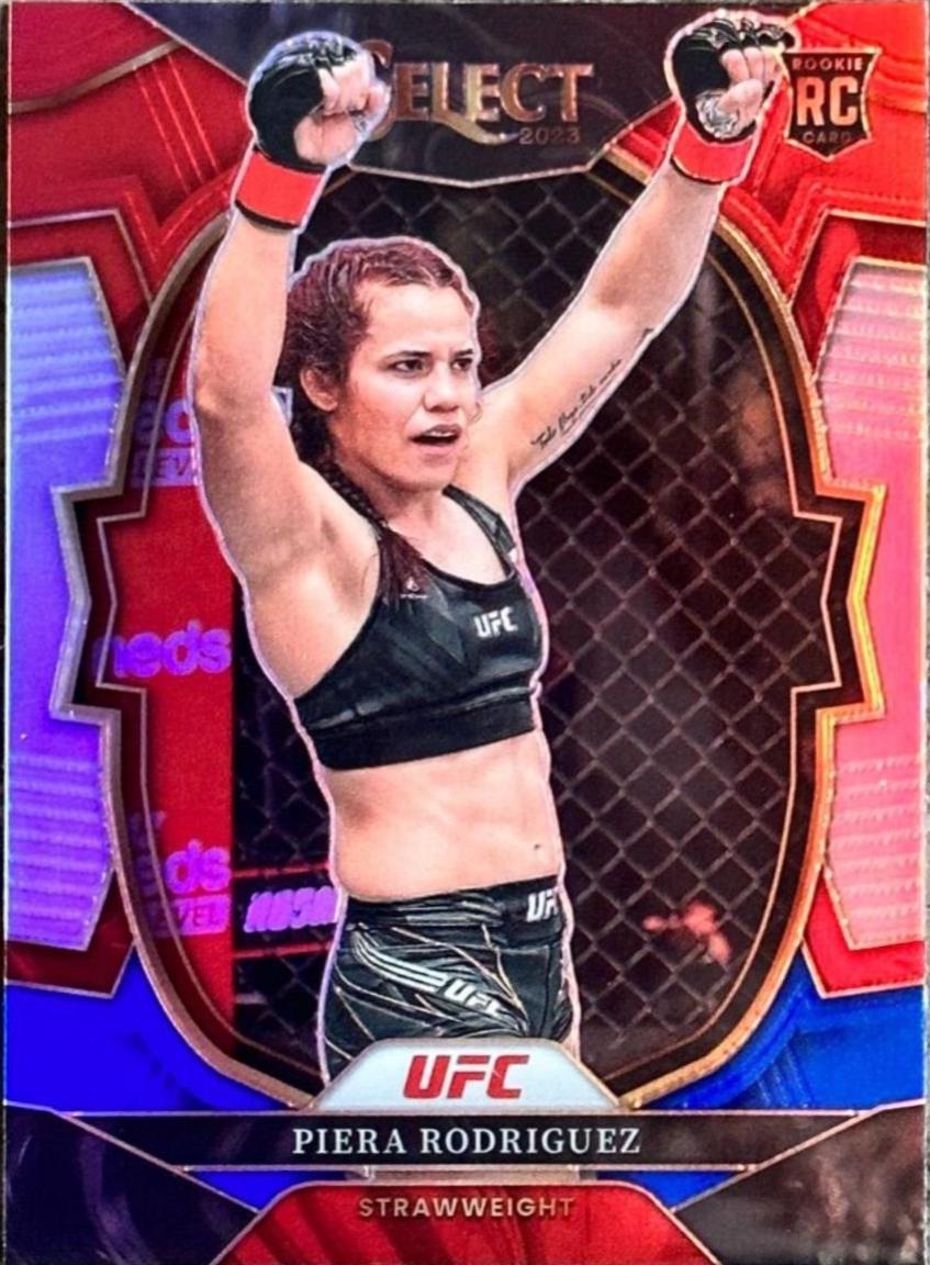 Piera Rodriguez 2023 Panini Select UFC Concourse #51 Red Blue Prizm