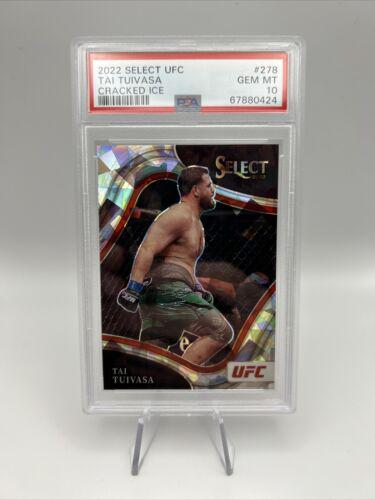 Tai Tuivasa 2022 Panini Select UFC Octagonside #278 Cracked Ice