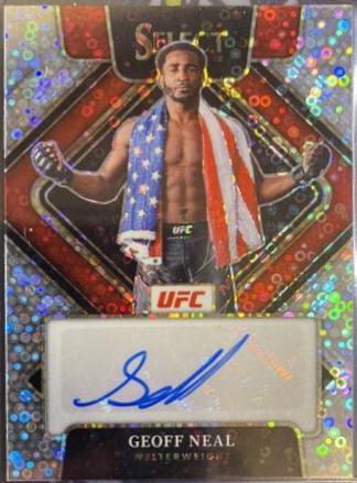Geoff Neal 2022 Panini Select UFC Signatures #32 Disco