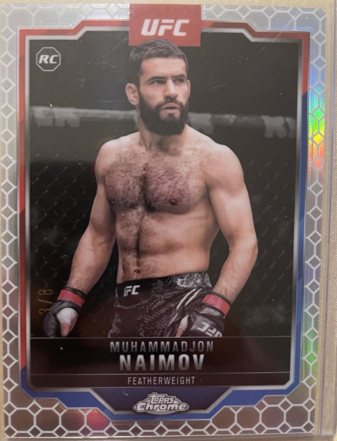 Muhammadjon Naimov 2025 Topps Chrome UFC Base #45 OctaFractor