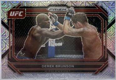 Derek Brunson 2023 Panini Prizm UFC Base #80 Mojo