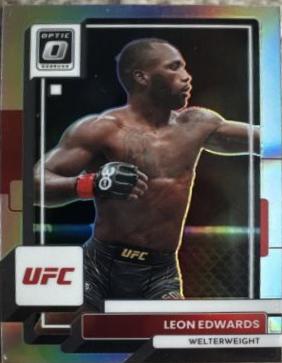 Leon Edwards 2023 Panini Donruss Optic UFC Base #3 Holo