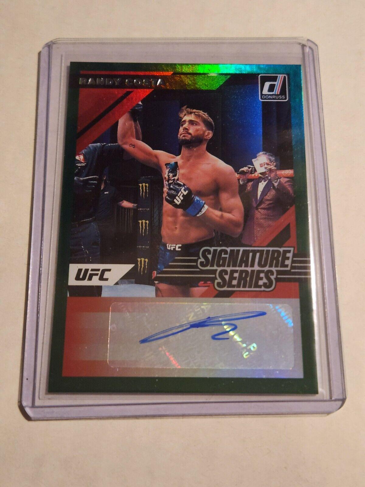 Randy Costa 2022 Panini Donruss UFC Signature Series #97 Green