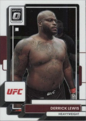 Derrick Lewis 2023 Panini Donruss Optic UFC Base #52 Gold Vinyl