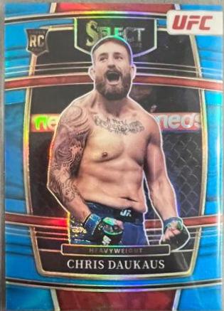 Chris Daukaus 2022 Panini Select UFC Concourse #79 Light Blue