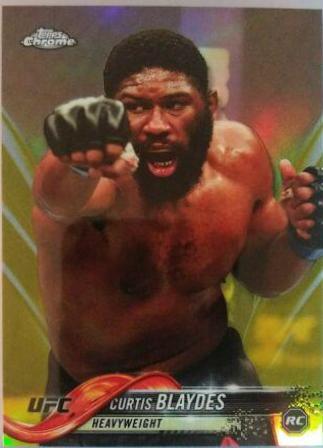 Curtis Blaydes 2018 Topps Chrome UFC Base #6 Gold
