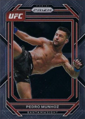 Pedro Munhoz 2023 Panini Prizm UFC Base #174 Hyper