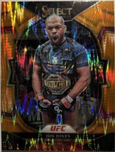 Jon Jones 2023 Panini Select UFC Concourse #96 Orange Flash