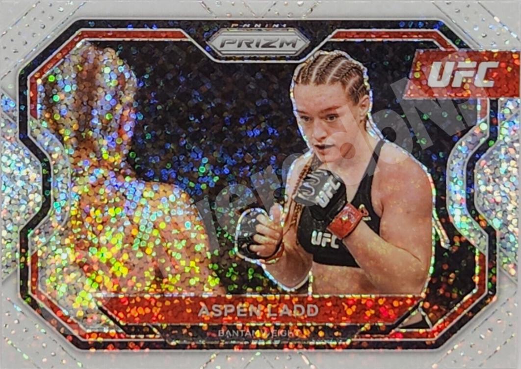 Aspen Ladd 2021 Panini Prizm UFC Base #104 White Sparkle