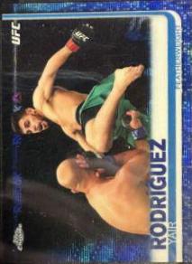 Yair Rodríguez 2019 Topps Chrome UFC Base #35 Blue Wave