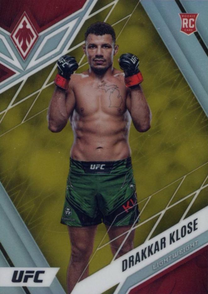 Drakkar Klose 2023 Panini Chronicles UFC Base Phoenix #325 Gold