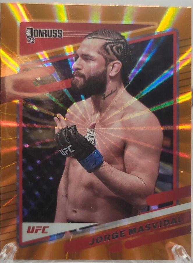 Jorge Masvidal 2022 Panini Donruss UFC Base #22 Orange