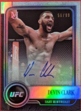 Devin Clark 2019 Topps UFC Museum Collection Museum Autographs #MA-DCL