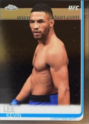 Kevin Lee 2019 Topps Chrome UFC Base #19 Xfractor