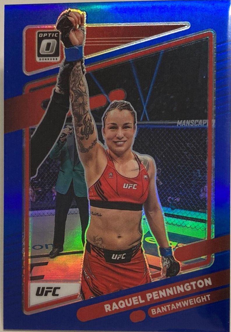 Raquel Pennington 2022 Panini Donruss Optic UFC Base #45 Blue