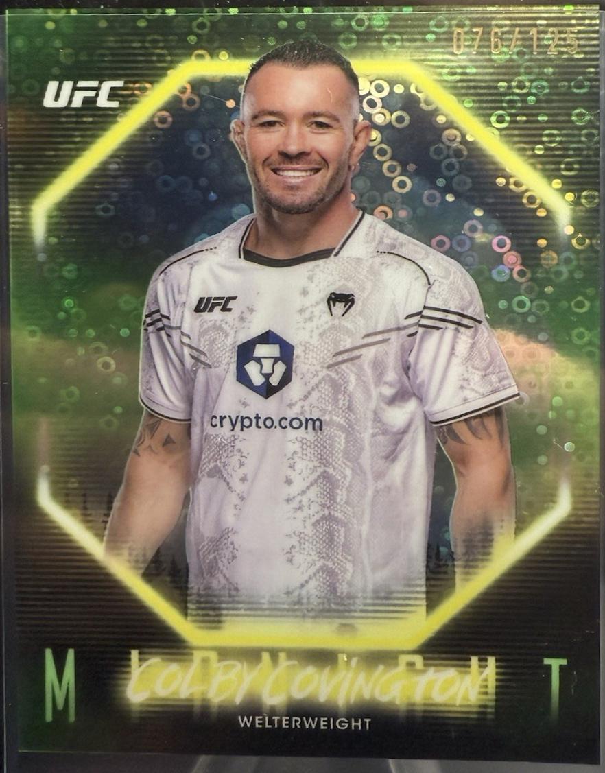 Colby Covington 2025 Topps Midnight UFC Base #30 Morning