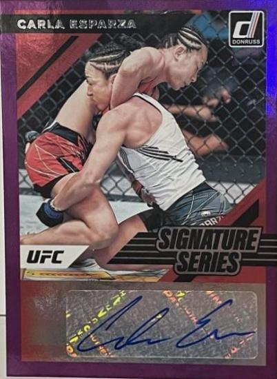 Carla Esparza 2022 Panini Donruss UFC Signature Series #56 Purple